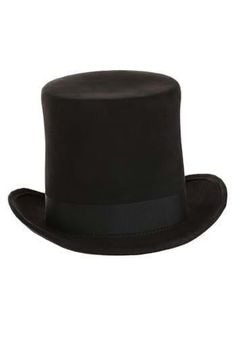 100% polyester Molded felt top hat Grosgrain ribbon hat band One Size Fits Most with hook & loop fastener size-adjustment band inside crown Adjustable High Crown Hats For Winter, Formal High Crown Felt Hat With Adjustable Fit, Classic Adjustable Costume Hats And Headpieces For Winter, Adjustable Top Hat With Curved Brim For Formal Occasions, Adjustable Brimmed Hat For Formal Occasions, Adjustable Curved Brim Top Hat For Formal Occasions, Adjustable Brimmed Formal Hat, Classic Adjustable Mini Hats For Formal Occasions, Adjustable Top Hat For Formal Occasions