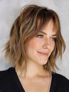 Short shaggy choppy bob with textured layers, adding volume and a playful, edgy style Choppy Bobs