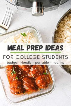 meal prep ideas for college students budget friendly and portable healthy