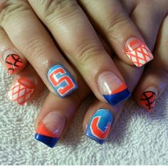 Syracuse nails, cuse, basketball, design, simplicity nails, Liverpool ny Simplicity Nails, March Madness Nails, Nail Designs Pictures, Basketball Design, March Madness, Nail Shop, Nail Color