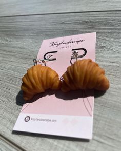 Adorable Croissant Earrings! Handcrafted from polymer clay, lightweight and fun, they're the perfect accessory for food lovers! Croissant Earrings, Croissant, Food Lover, Jewelry Earrings Dangle, Etsy Earrings, Polymer Clay, Dangle Drop Earrings, Dangle Earrings, Jewelry Earrings