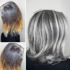 Gray-Hair-Makeovers-Jack-Martin Pepper Hair, Grey Blonde Hair, Salt And Pepper Hair, Womens Hair