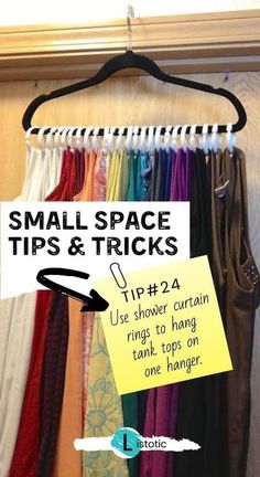 small space tips and tricks on how to use the clothes hanger in your closet