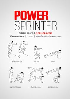 a poster with instructions for how to use the power sprinter on a white background