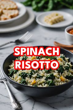 A photo of a  Spinach Risotto a Risotto Recipes