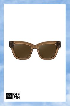 47MM Square Sunglasses Clear Glass Sunglasses For Vacation, Polarized Glass Cat Eye Sunglasses For Vacation, Trendy Acetate Sunglasses For The Beach, Acetate Sunglasses With Uva Protection For Beach, Brown Glass Cat Eye Sunglasses For The Beach, Brown Glass Sunglasses For Beach, Brown Square Frame Shield Sunglasses With Polarized Lenses, Beach Acetate Wayfarer Sunglasses, Classic Square Frame Shield Sunglasses With Anti-reflective Coating