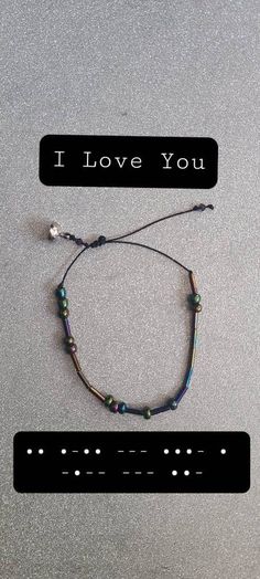 Get these for someone you love, and keep one for yourself.  These personalized unisex bracelets make the perfect gift for Valentines day!💝 Spell out any message you like in Morse code with glass beads on a nylon cord. The ends are finished with tiny Swarovski crystal beads on one, and metal beads on the other for a more masculine bracelet. (Each set will come with one of each unless requested otherwise.) Each bracelet set comes with one magnetic clasp on each bracelet so that when you hold hand Masculine Beaded Bracelets, Masculine Bracelets, Masculine Jewelry, Code Morse, Diy Fashion Projects, Gift For Valentines Day, Beaded Necklace Designs, Morse Code Bracelet, Black Rainbow