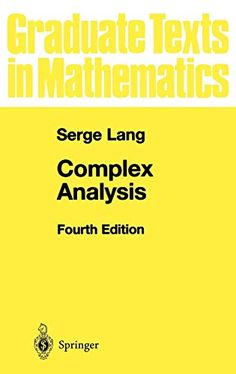 a yellow book cover with the words graduate texts in math