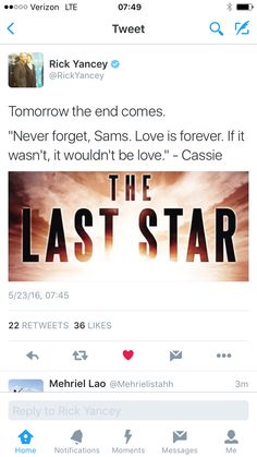 the last star tweets on twitter