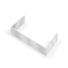 a metal object on a white background