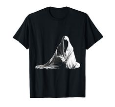 a black and white t - shirt with an image of a woman wrapped in fabric