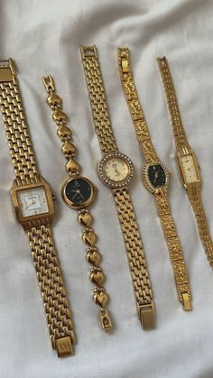 Dainty Gold Watch Aesthetic, Gold Watch Stack, Gold Dainty Watch, Women’s Watch, Gold Watch Aesthetic, Vintage Gold Watches, Small Gold Watch, Dainty Gold Watch, Gold Vintage Watch