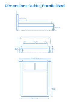 the dimensions guide for a bed