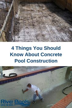 the four things you should know about concrete pool construction and what to do when it's under construction