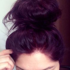 Plum Burgundy Hair, Hair Color Plum, Hair Color Burgundy, Lilac Hair, Red Violet