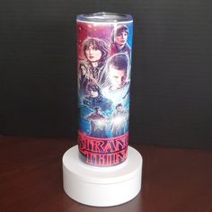 an image of a movie poster on a candle holder