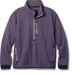 REI Co-op Trailsmith Fleece Pullover - Women's | REI Co-op Activewear Women, Womens Activewear Tops, Women's Henley, Polartec Fleece, Yoga Outfit, Fleece Jacket Womens, Outfit Yoga, Pose Yoga, Yoga Pose