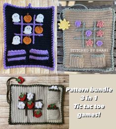 crochet pattern bundle 3 in 1