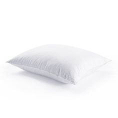 a white pillow on a white background