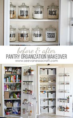 the pantry organization makeover is easy and cheap