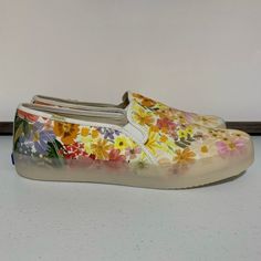 Keds X Rifle Paper Co. Double Decker Marguerite Slip-On Sneakers -Size 11 (9.5 Men’s) -Floral -Printed Canvas Upper -Slip-On Sneaker -Rifle Paper Co. Logo And Details -Soft And Breathable Canvas Lining -Softerra Footbed -Flexible Rubber Outsole -New Without Tags -New Without Box Spring Yellow Flat Heel Sneakers, Yellow Slip-on Sneakers For Spring, Multicolor Spring Slip-on Sneakers, Multicolor Slip-on Sneakers For Outdoor, Multicolor Slip-on Sneakers With Floral Print, Multicolor Textile Slip-on Canvas Shoes, Floral Print Textile Low-top Sneakers, Multicolor Floral Print Slip-on Sneakers, Walker Boots