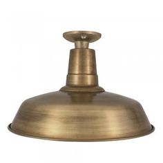 an antique brass finish pendant light