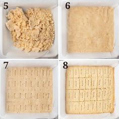 four images showing how to make peanut butter crackers