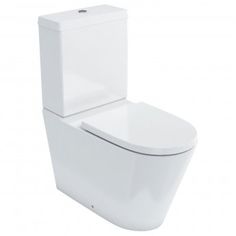 a white toilet with the lid up