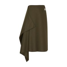 Midi skirt Asymmetric cut Below-knee length Buttoned fastening Scuba Skirt, Stella Mc, Calf Length Skirts, Moncler Women, Latest Skirts, Wool Pencil Skirt, Knit Midi Skirt, Leather Lingerie, Black Midi Skirt