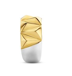 Geometric Ring - Silver or Gold – K Novinger Jewelry Faceted Ring, Pearl Jewels, Contemporary Ring, Geometric Ring, Geometric Triangle, Triangle Pattern, Bold Design, Gold Jewelry Fashion, Jewelry Trends