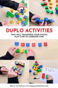 Learn with Duplo inspired activities for children Lego Activities, Activities For Children, Learning Time, Finger Painting, Lego Duplo, Play Time