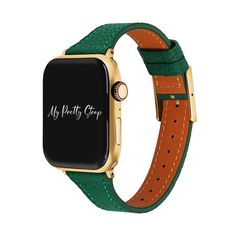 PRICES MAY VARY. Fits all Apple watch series: the strap is compatible with Apple Watch Series 1-9 series Stylish design: the strap features a classic and elegant design, with a choice of colors and finishes to match different outfits and occasions. Easy installation: the strap comes with adapters that fit seamlessly into the Apple Watch interface, making it easy to replace the original strap with this one. Great gift idea: this watch strap comes in a stylish gift bag, making it a great gift for Bands For Apple Watch, Apple Watch Leather Strap, Apple Watch Se, Gold Apple Watch, Apple Watch Models, Apple Watch Series 1, Premium Gift, Apple Watch Strap, Travel Case