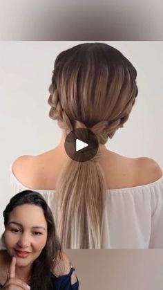 6.1K views · 19K reactions | Dica top de penteado com trança 🥰🤌

Aqui tem dicas todos ks dias🫶

#dicas #reels #penteados | Ana Cláudia/ Encontre as melhores dicas aqui! Level 8, 1k Views, Beauty Shop, Love Yourself, Budget Friendly, Beautiful Hair, Personal Care