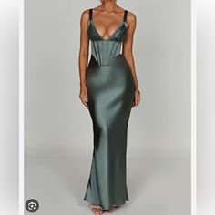 Bought This Gorgeous Corset Dress A While Ago And Never Had An Opportunity To Wear It. New With Tags. Size Xs. Luxury Ruched Corset Dress For Spring, Fashion Formal Dresses, Prom Dresses Unique, Gothic Wedding Theme, Prom Styles, Prom Trends, Elegant Vest, Body Shaper Corset, Chic Evening Dress