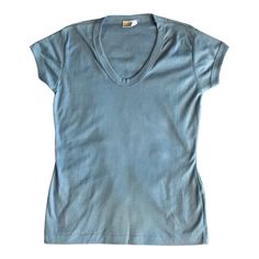 "65% Cotton 35% Polyester Made in China MEASUREMENTS: Armpit to Armpit 16.5\" Top Shoulder to Bottom Hem 24.5\" Sleeves 4\" Shoulder to Shoulder 14.5\" Smoke-free but pet-friendly household." Frederick Md, Cute Sweaters, Slate Blue, Vintage Tshirts, Womens Clothing Tops, Pet Friendly, Black Pants, Light Blue, Bathing Beauties