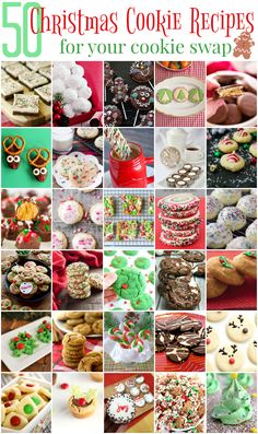 50 christmas cookie recipes for your cookie swap - so many delicious treats to choose from