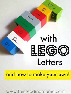 the words with lego letters and how to make your own