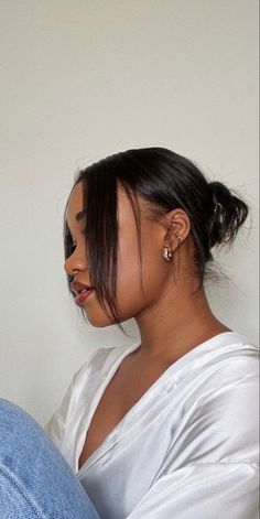 Cute Hairstyles For Relaxed Hair Black Women, Relaxed Hairstyles For Black Women Short, Sleek Short Ponytail Black Women, Cute 4c Hairstyles Short Hair Straight, Protective Relaxed Hairstyles, Baddie Short Hairstyles Black, Blowed Out Hair Styles Black Short, Hair Clips On Short Hair, Protective Styles For Relaxed Hair Ideas