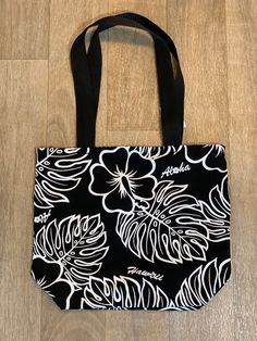 Hawaiian Print Shoulder Tote Bag/Handbag/13.5x15/everyday use/business/school/back to school/mother's day/gift for mom/made in hawaii/aloha  Monstera Black Monstera Teal Monstera Cream Monstera Pink Pineapple L Brown  13.5Hx15W (strap 11.5in)  *Zipper closure upside *Zipper front wide pocket Tropical Rectangular Beach Bag For Daily Use, Tropical Style Beach Bag For Daily Use, Tropical Rectangular Beach Bag, Women's Totes, Hawaii Aloha, Bags Casual, Pink Pineapple, Work Tote Bag, Travel Tote Bag