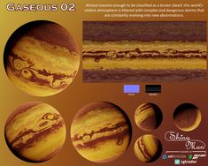 an image of the planets that have been named as gaseous 2, including saturn