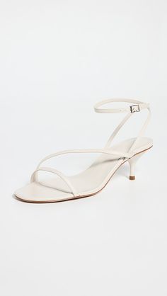 Schutz Helene Sandal Heels | Shopbop Designer White Sandals With Sculpted Heel, White High Heel Sandals With Buckle Closure, Schutz Platform Heels, Chic White T-strap Sandals With Removable Insole, Bustier Midi Dress, White T-strap Sandals With Buckle Closure And Open Heel, Ivory Heels, Sandal Heels, Heel Caps