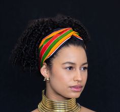 Colorful headband in African print. *Made of 100% cotton (elastic inside) *Elastic back *One size fits most adults This size is for Adults (we also have children sizes available as a different product) Black Pan, Colorful Headbands, Pan African, Twist Headband, African Hairstyles, African Print, Hair Band, Hair Ties, Headpiece