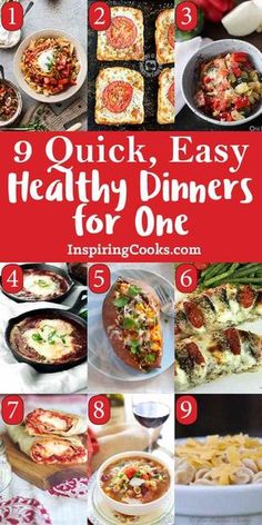 9 quick, easy healthy dinner ideas for one that are perfect for the whole family