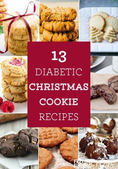 13 Diabetic Christmas Cookie Recipes Sugar Free Christmas Cookies, Cookies Snickerdoodle, Sugar Free Cookie Recipes, Sugar Free Desserts Easy, Recipes For Diabetics, Sugar Free Baking, Sugar Free Recipes Desserts, Christmas Cookie Recipes, Healthy Recipes For Diabetics