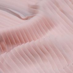 Rose Shadow Accordion Pleated Chiffon - Chiffon - Polyester - Fashion Fabrics Rose Shadow, Mood Designer Fabrics, Dynamic Movement, Pink Day, Mock Neck Blouse, Mood Fabrics, Pleated Chiffon, Pleated Fabric, Buy Fabric