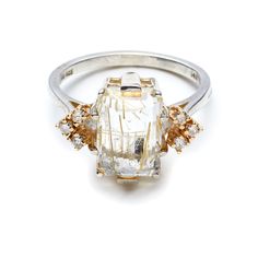 beauty! Anna Sheffield, The Bling Ring, Rutilated Quartz Ring, Arrow Ring, Golden Rutilated Quartz, Trending Engagement Rings, Engagement Rings Affordable, Ring Trends, Rustic Jewelry