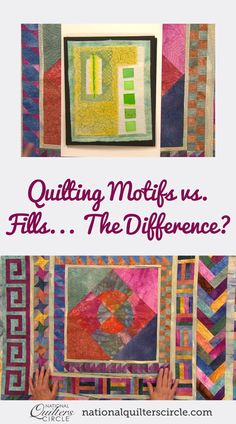 quilting motifs vs fill the differences