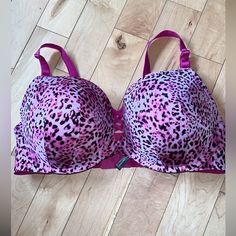 42ddd Torrid Bra! New Without Tags! Cheetah Pattern! Hot Pink! Leopard Print Bra, Cheetah Pattern, Pink Black, Women's Intimates, Leopard Print, Hot Pink, Black Pink, Brand New, Bra