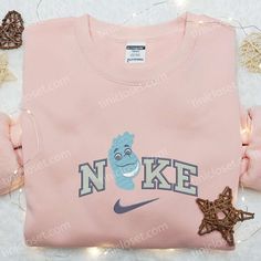 Wade Ripple Elemental Embroidered Sweatshirt, Disney Embroidered Shirt, Nike Inspired Embroidered T-shirt Wade Ripple, Nike Inspired, Disney T Shirts, Embroidered Apparel, Maroon Hoodie, Shirts Nike, Cute Nike Outfits, Embroidered Shirts, Nice Clothes