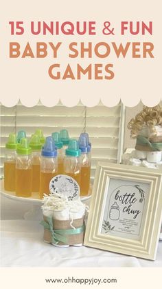 baby shower games are great for the little ones to play in their own home and on display